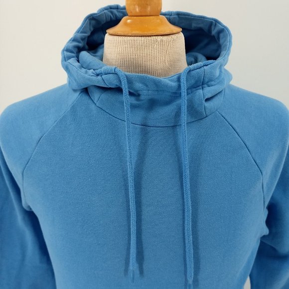 Express Men’s Hooded Sweatshirt Size XS Light Blue - Picture 2 of 6